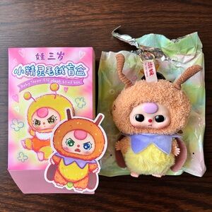 Baby Three Elf Plush Series Blind Box Confirmed Firefly with Moveable Eyes